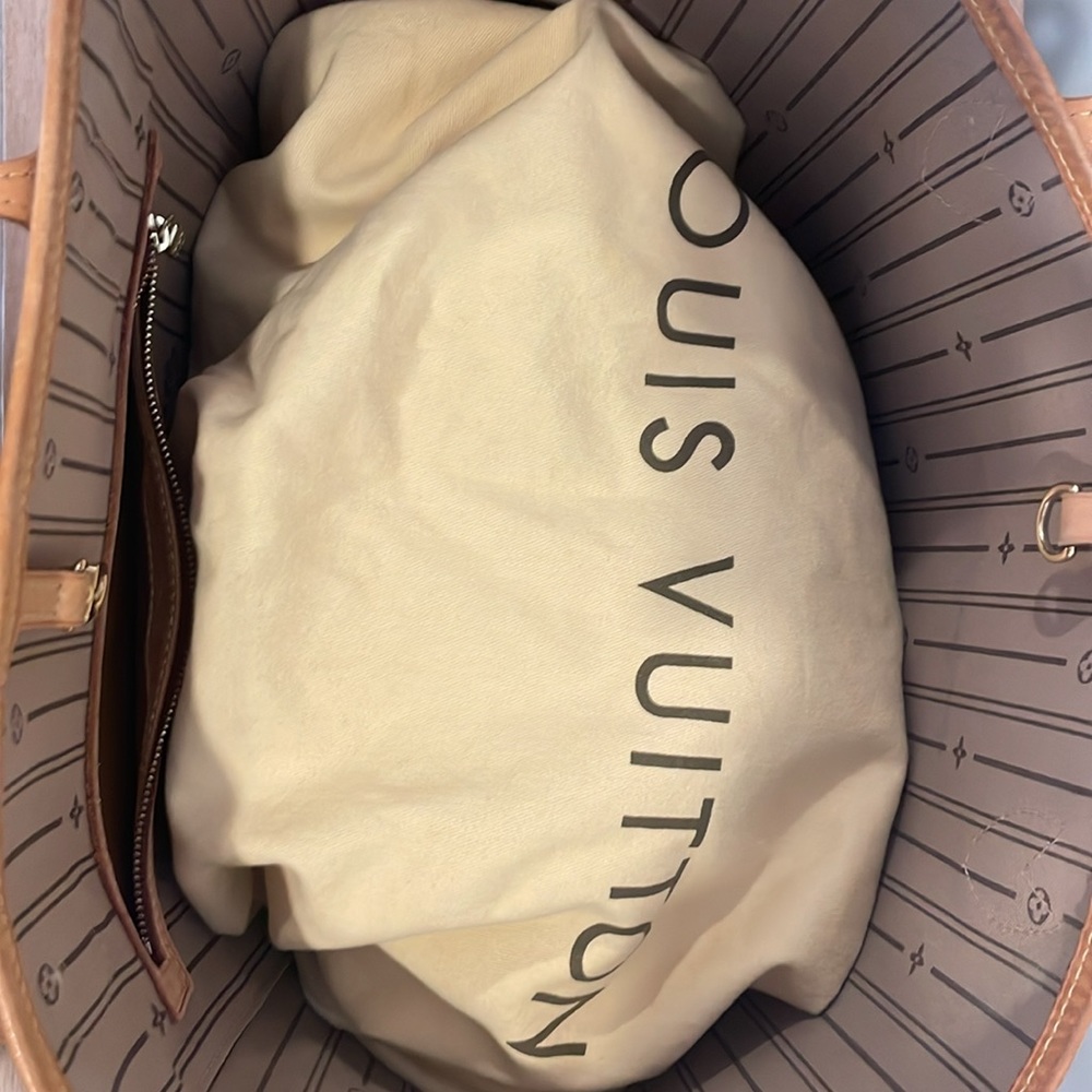 Louis Vuitton classic Monogram print Neverfull MM - Picture 10 of 10